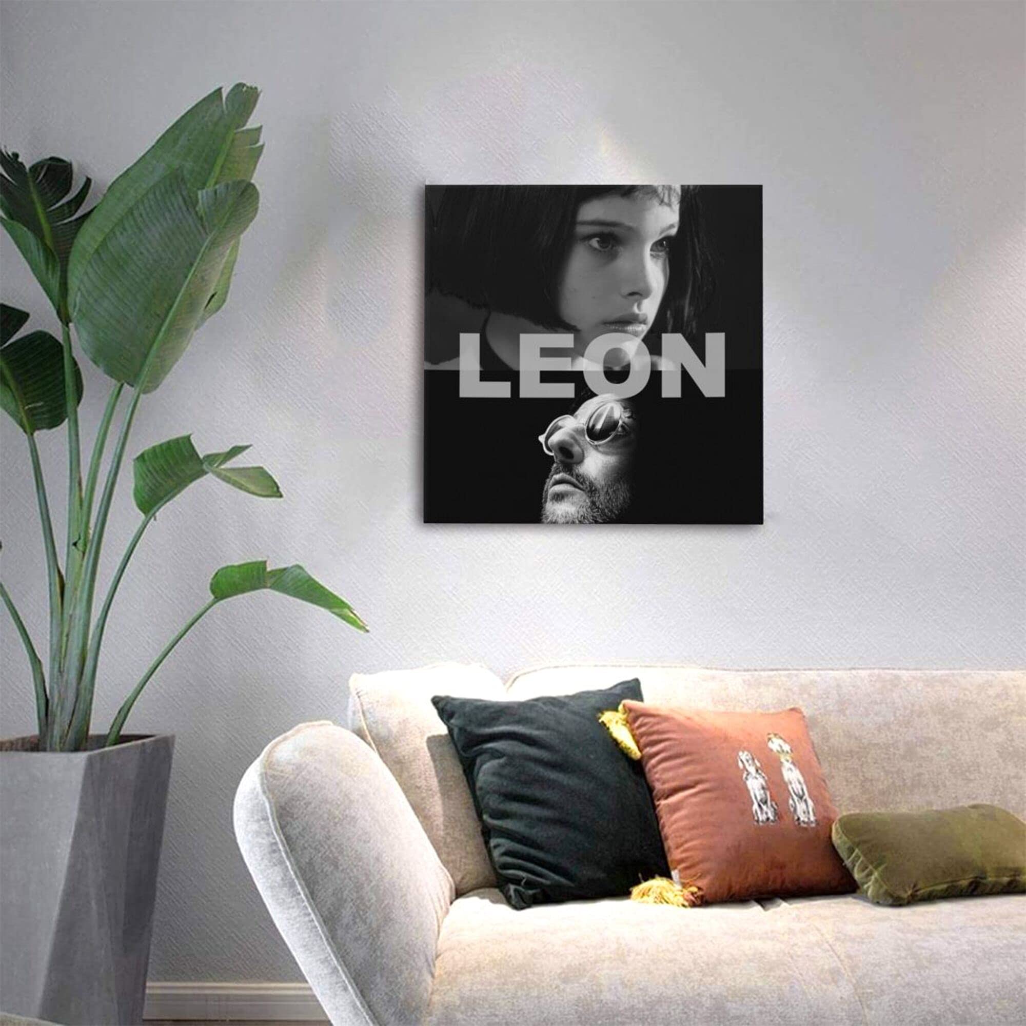 No.288フレーム付きキャンバスアート　映画ポスター　LEON インテリア絵画 No.288フレーム付きキャンバスアート 映画ポスター LEON